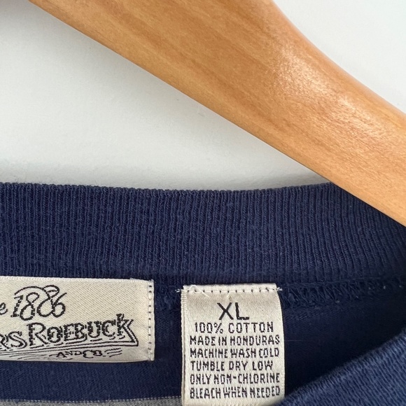 Vintage Stripped Long Sleeve T Shirt - Men's XL - Picture 2 of 9